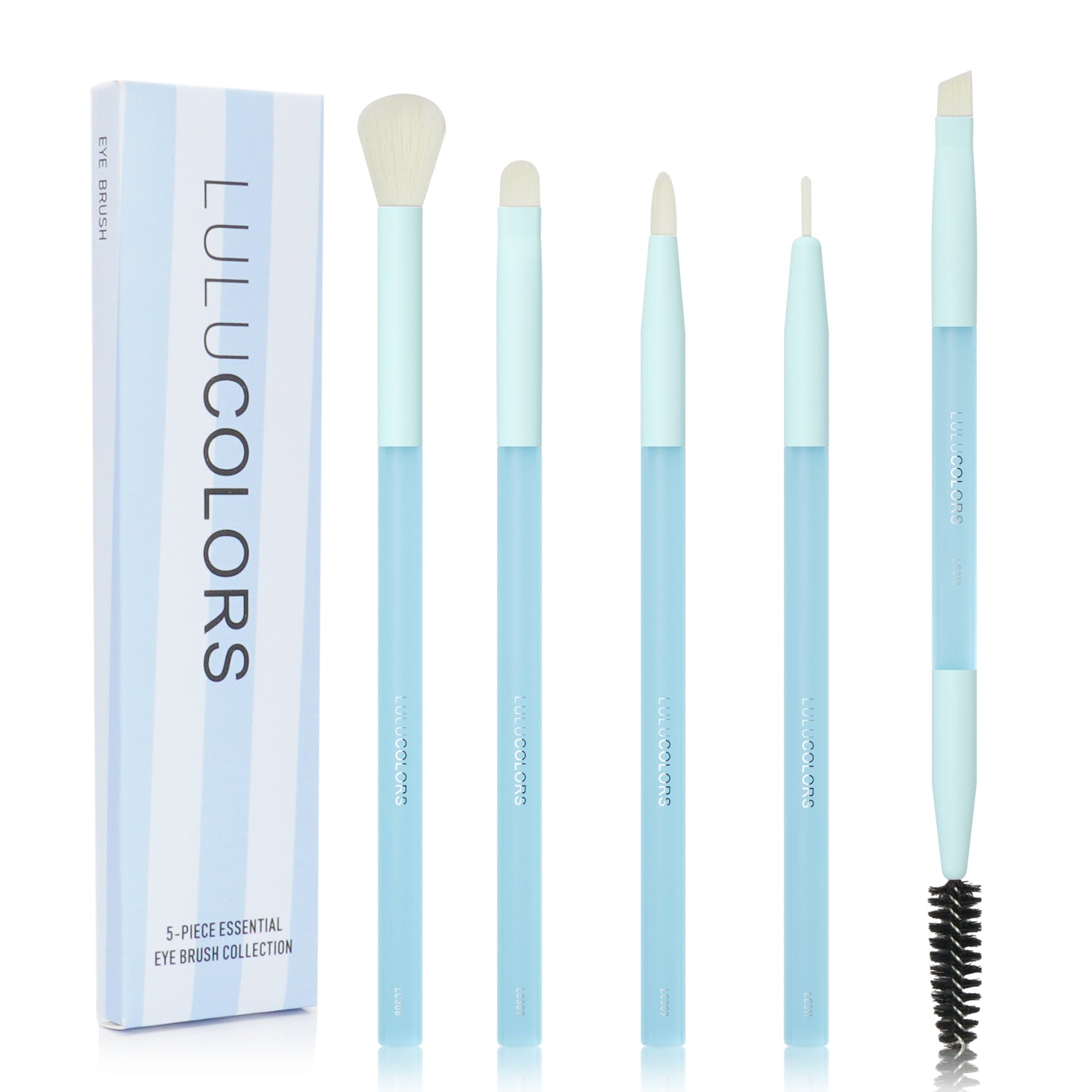 LULUCOLORS 5PCS Eye Brush Set