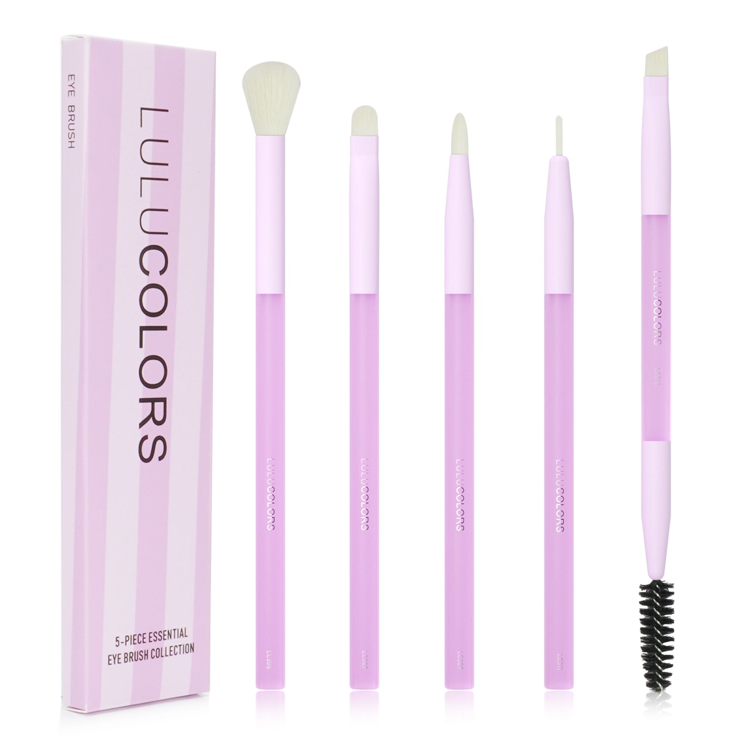 LULUCOLORS 5PCS Eye Brush Set