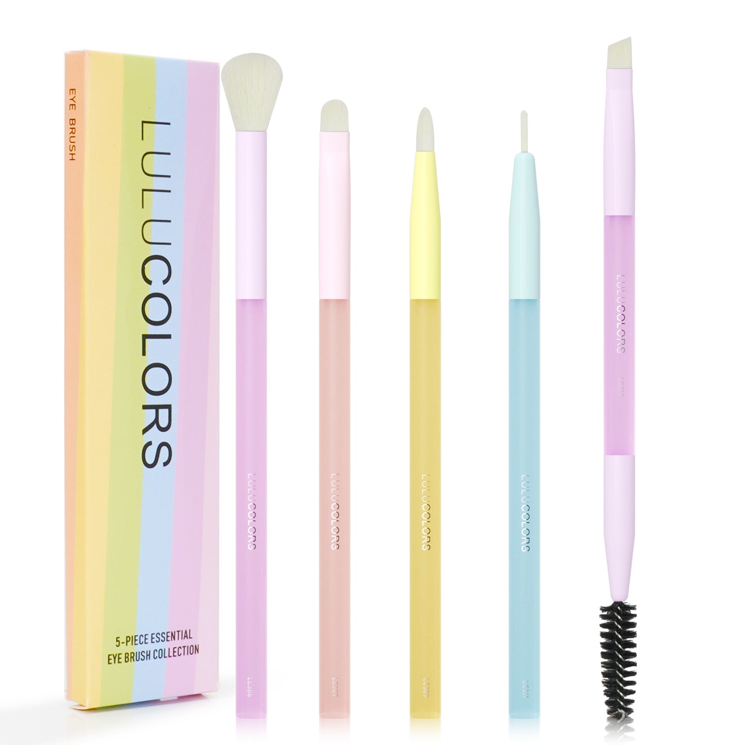 LULUCOLORS 5PCS Eye Brush Set