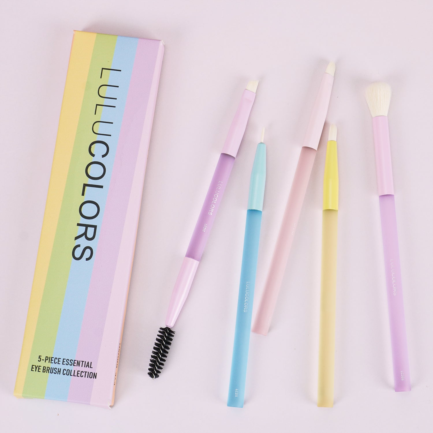 LULUCOLORS 5PCS Eye Brush Set